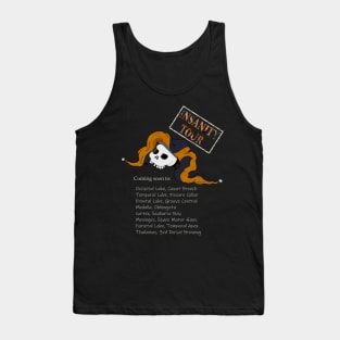 Insane in the Brain (Orange-Grey) T-Shirt Tank Top